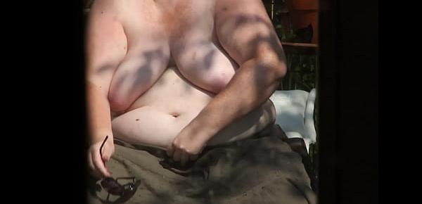 Topless sunbathing